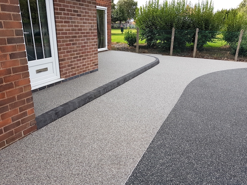 resin driveway completed in Teddington West London