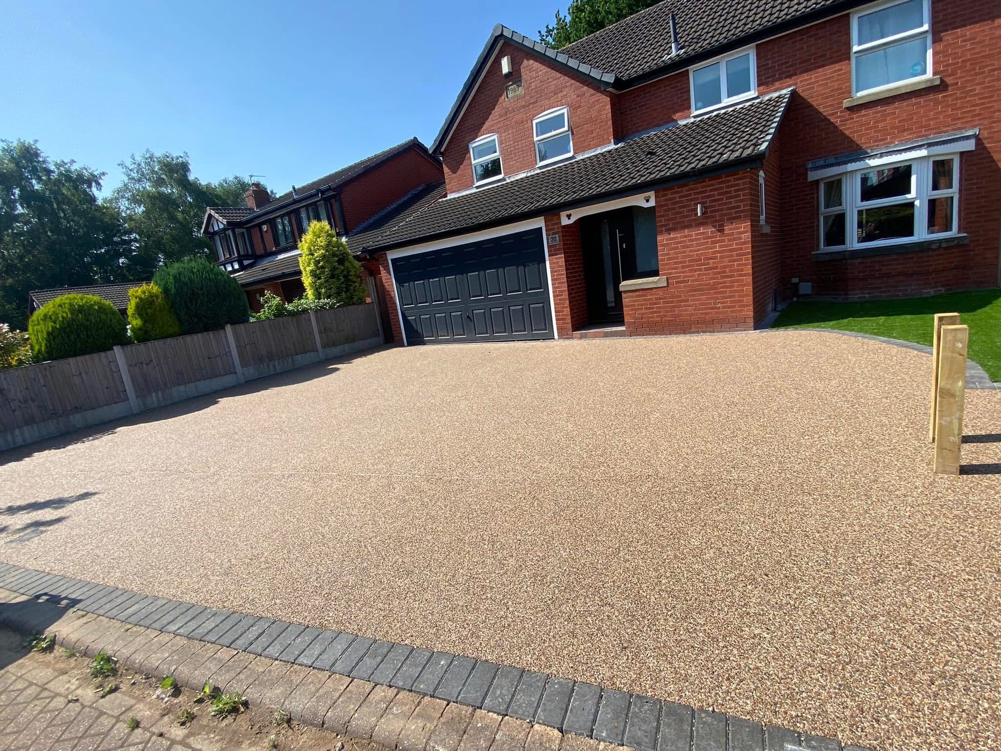 large resin driveway Stockport