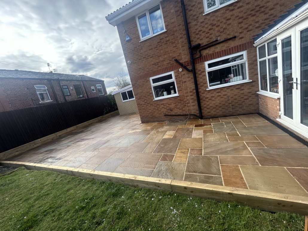 Sandstone patio Cheadle